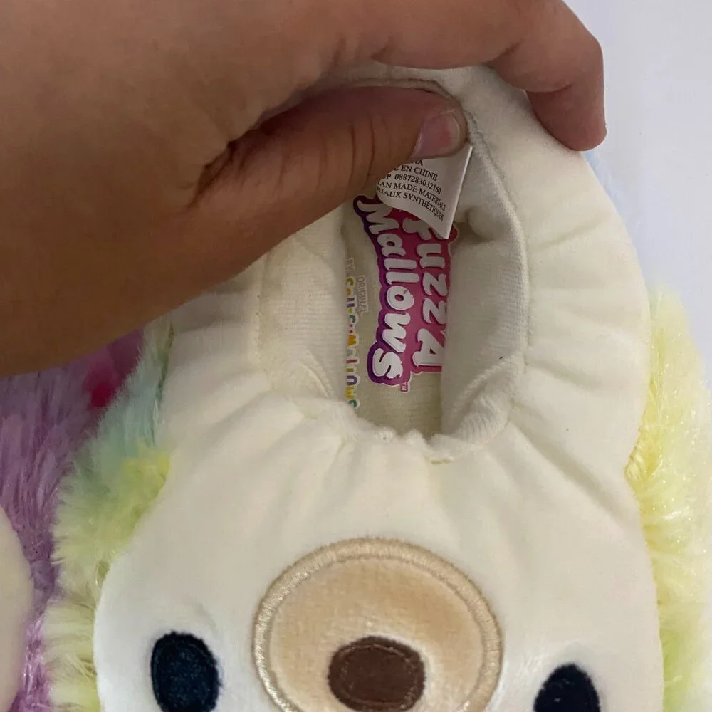 Squishmallows FuzzAMallows Collection Kids Plush Slippers Size 11–12